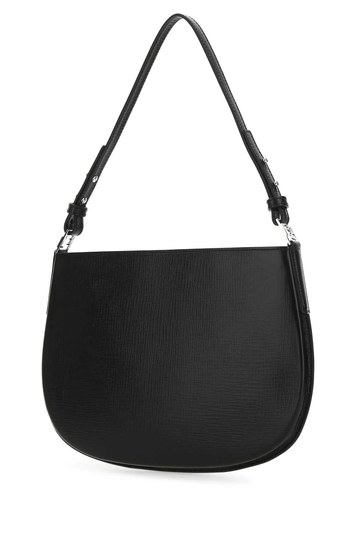 By Far Issa Mini Leather Handbag with Silver Hardware product