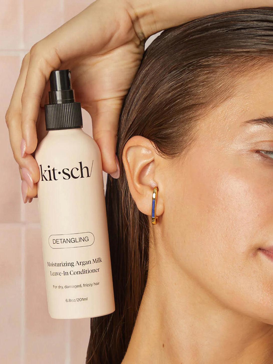 Kitsch Black Detangling Bundle lifestyle